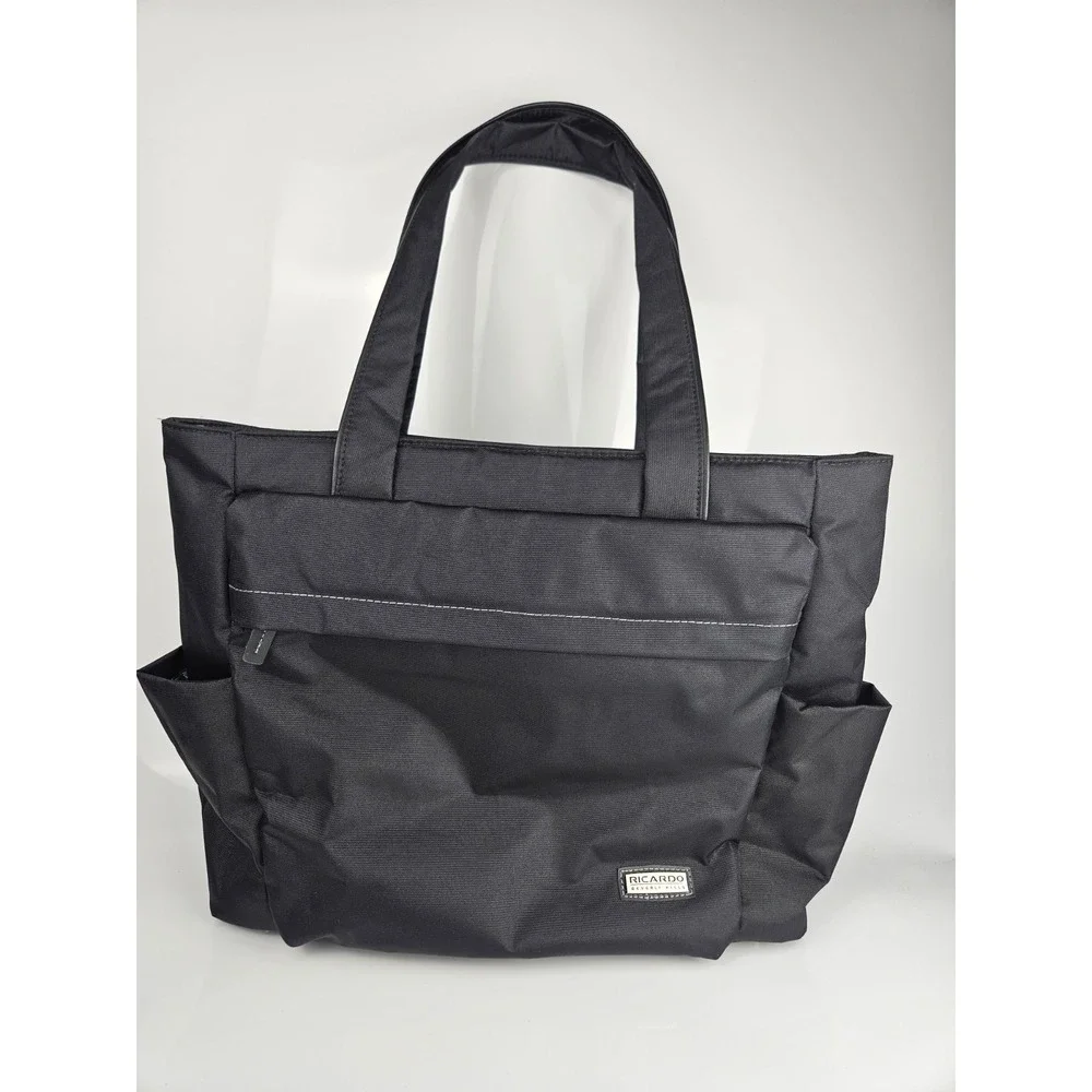 Ricardo Beverly Hills Laptop Carry On Bag Black‎ Nylon EUC